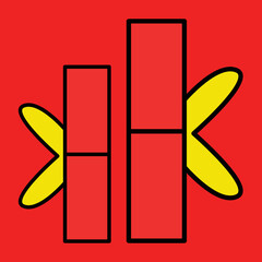 Free two bamboo Chinese Cartoon