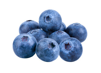 Fresh blueberry  isolated on transparent png