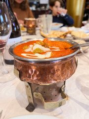 chicken tikka masala on a table