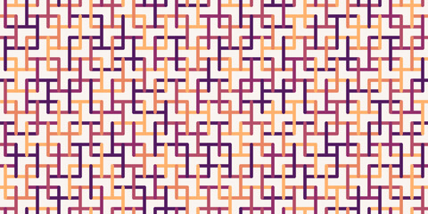 Maze wallpaper with colorful sticks. Vector for seamless print and stylish interior design, wallpaper, textile.