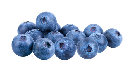 Fresh blueberry  isolated on transparent png