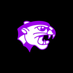 vector illustration of panther head