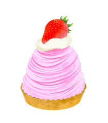 苺のモンブラン　いちご