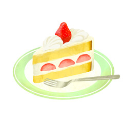いちごのショートケーキ　苺