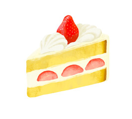 いちごのショートケーキ　苺