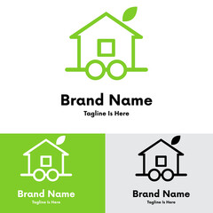 Green eco wheelhouse logo design  © Htmmehedi427