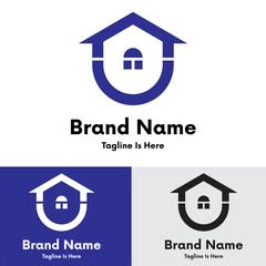  Creative Modern house logo design 