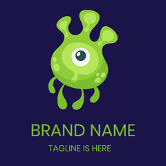  Clinic health virus logo design 