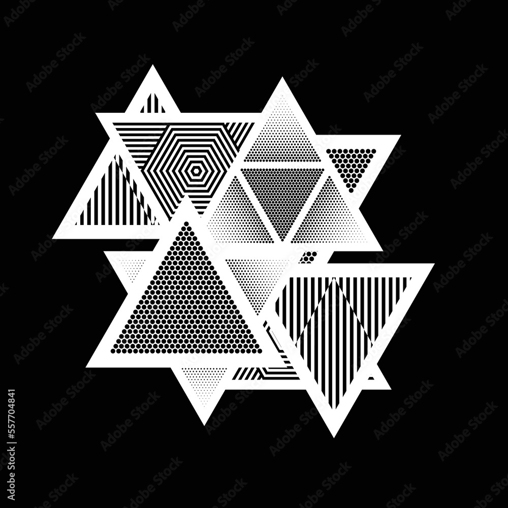 Poster vector hipster triangle background . pattern . abstract modern geometrical design template .