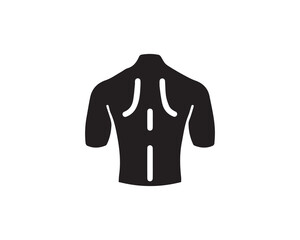 Back flat icon vector design