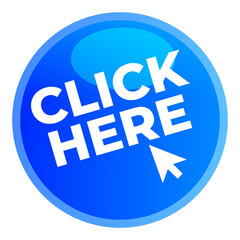 Click Here Button on Transparent Background