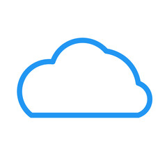 cloud computing concept icon 