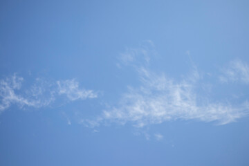 blue sky with clouds