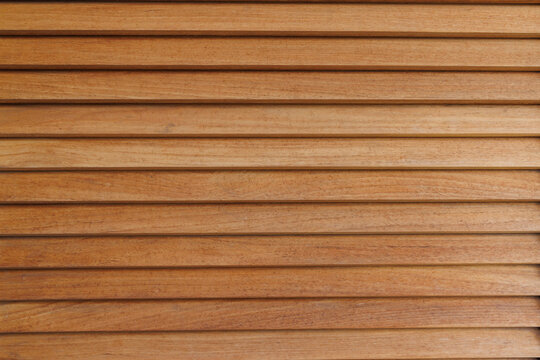hard wooden louver of window or door background and texture.