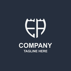 creative ea monogram logo design