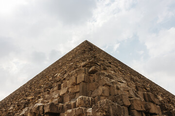 Fototapeta na wymiar The Great Pyramid of Giza, Khufu Pyramid