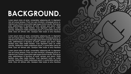 black abstract background design