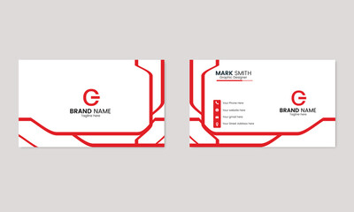 Business card design template. professional business card template, visiting card,flat business card. business card template.visiting template.Modern Template.