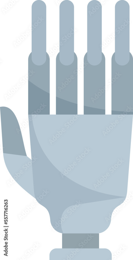 Aufkleber artificial hand icon. flat illustration of artificial hand vector icon for web design isolated