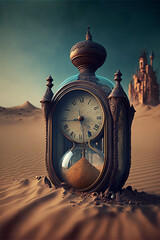 Fantasy clock, Generative Ai