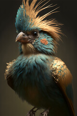 Fototapeta premium Beautiful birds, Generative ai