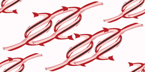 Modern abstract seamless pattern. designed with creative ideas