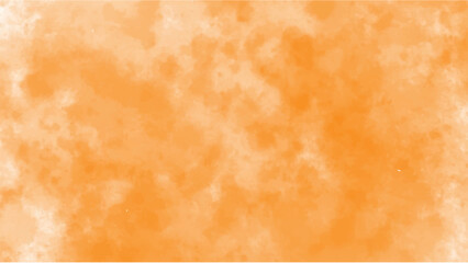 Orange watercolor background for textures backgrounds and web banners design