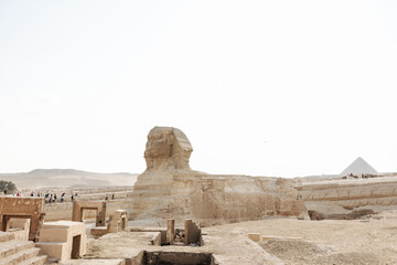 Fototapeta na wymiar Great Sphinx of Giza, Sphinx Statue