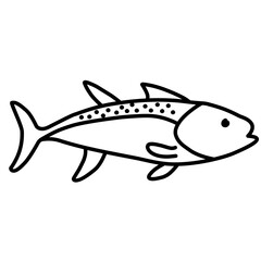 Sea Fish Doodle