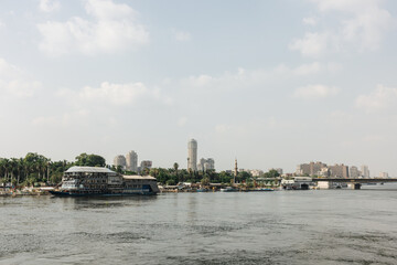 View over the river Nile in Cairo, Egypt