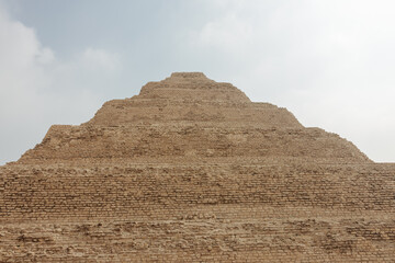 Fototapeta na wymiar The Step Pyramid of Djoser in Saqqara, Egypt