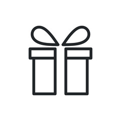 Gift Box Icon Vector Template