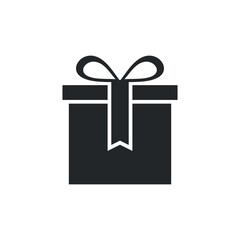 Gift Box Icon Vector Template