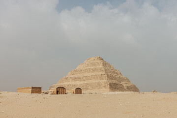 The Step Pyramid of Djoser in Saqqara, Egypt