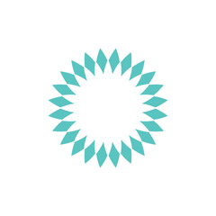 Abstract Flower Decoration Mandala Vector Logo Template