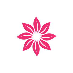 Abstract Flower Decoration Mandala Vector Logo Template