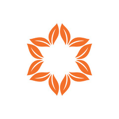 Abstract Flower Decoration Mandala Vector Logo Template