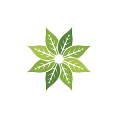 Abstract Flower Decoration Mandala Vector Logo Template