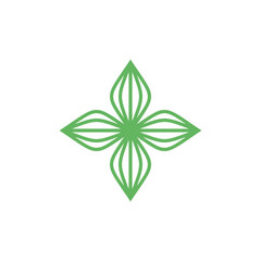 Abstract Flower Decoration Mandala Vector Logo Template