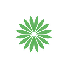 Fototapeta na wymiar Abstract Flower Decoration Mandala Vector Logo Template