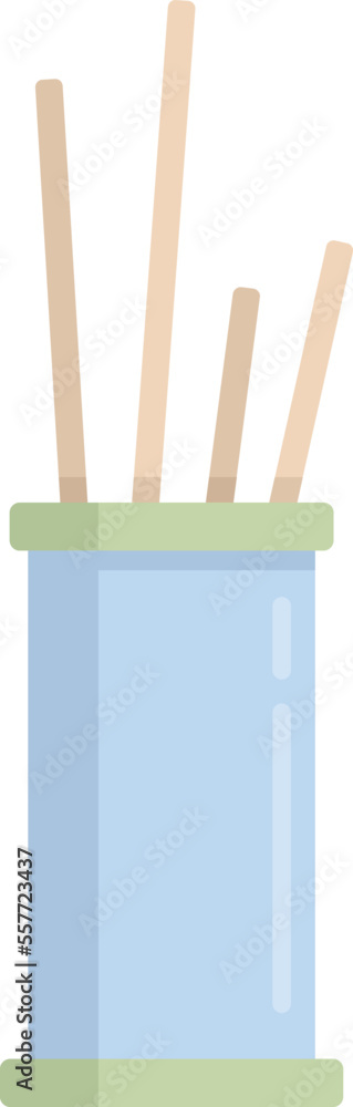 Poster container diffuser icon. flat illustration of container diffuser vector icon for web design isolated