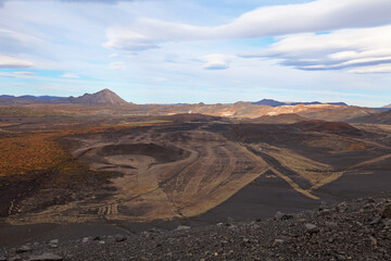 Fototapeta na wymiar The Krafla volcanic area, Iceland