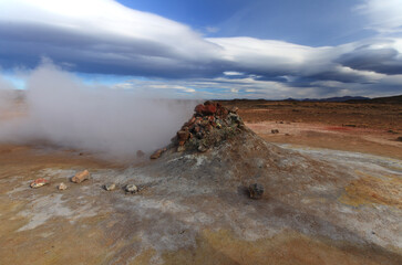 The Krafla volcanic area, Iceland