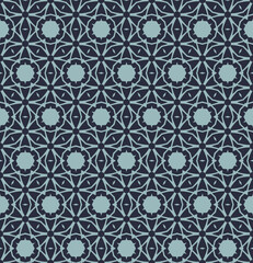 Fototapeta premium Geometric pattern. Seamless vector background. Ethnic graphic design.