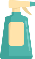 Disinfection plastic bottle icon. Flat illustration of Disinfection plastic bottle vector icon for web design isolated