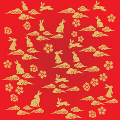 vector Chinese Style Classical Creative Pattern Classical Border Element Traditional for premium product for happy chinese lunar new year