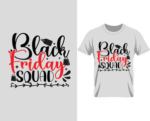 Black Friday t shirt design vector