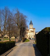 Fototapeta na wymiar Benedictine abbey Cluny, Saone et Loire department, Bourgogne region, France