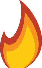 Fire flame blazing icon. Flat illustration of Fire flame blazing vector icon for web design isolated
