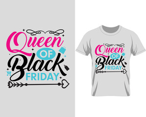 Black Friday t shirt design vector